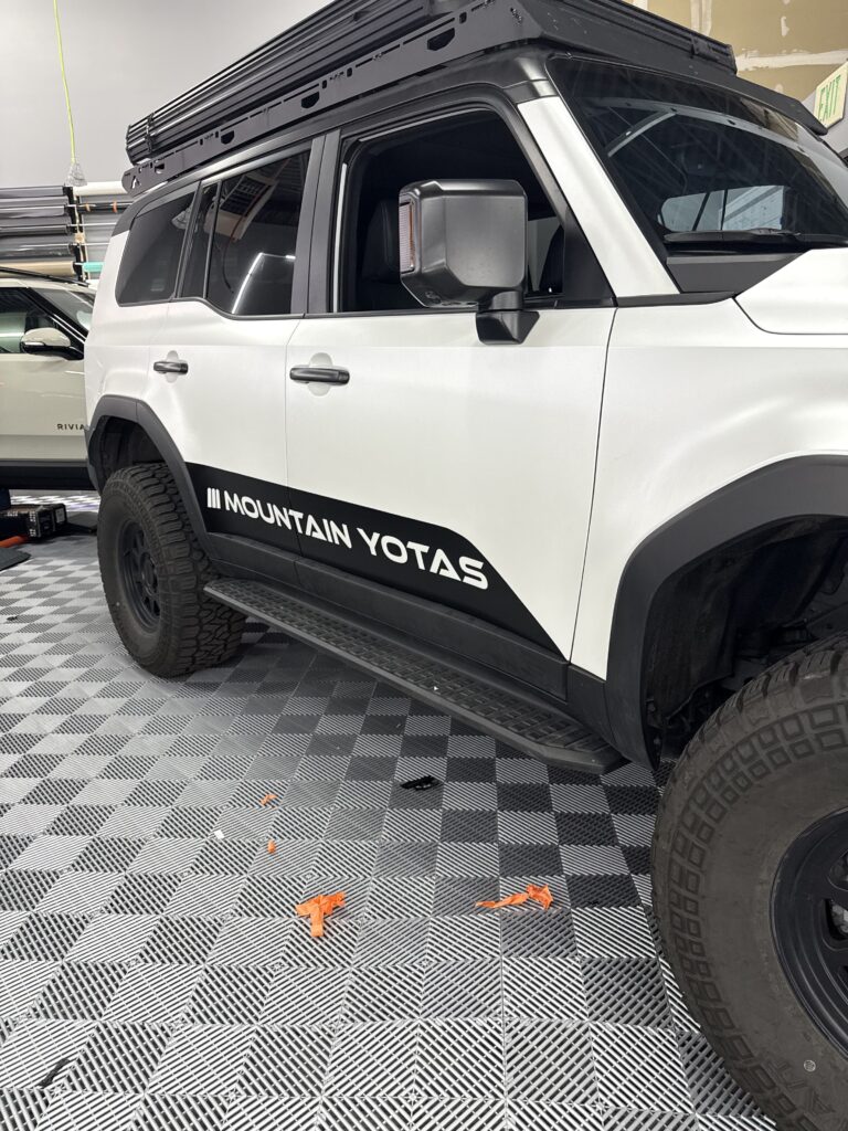 Toyota Land Cruiser wrapped in matte ppf Denver at Alpine PPF
